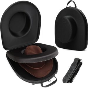 MINGHUICHIC Hat Box Holder Case for Cowboy