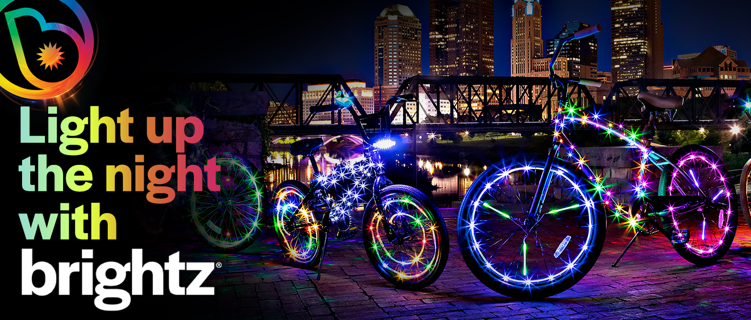 light up the night bike wheel lights for bicycles