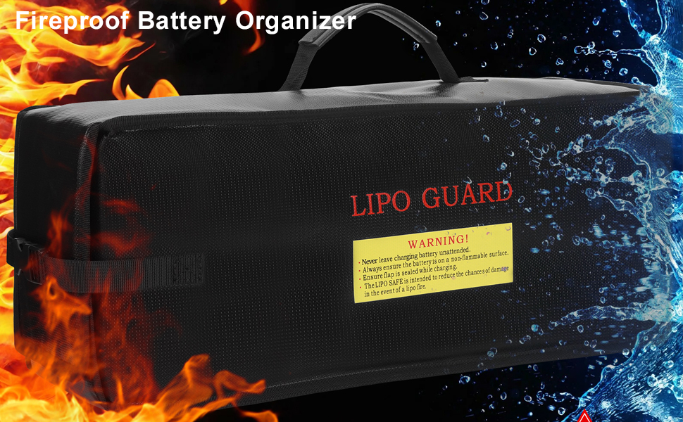 fireproof battery organizer