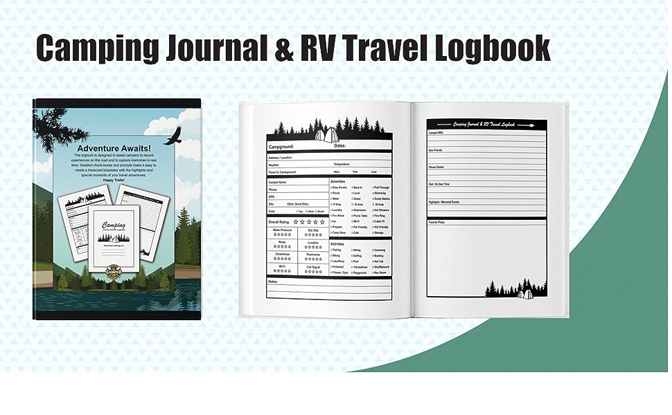 CAMPING JOURNAL & RV TRAVEL LOGBOOK