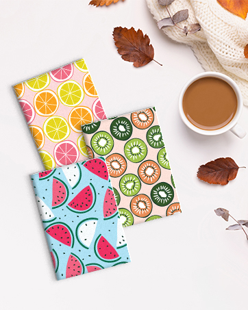 notebook, sweetzer and orange, floral. cute. colorful