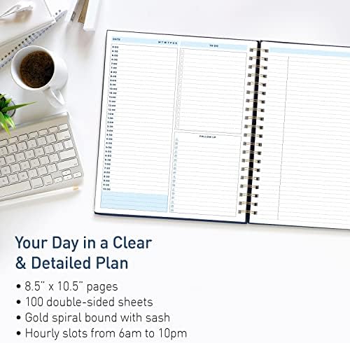 Daily Planner Undated Notebook