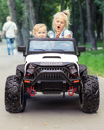 JOINATRE 24V 4WD 2-Seater Kids Ride on Car Truck