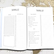 trip planner, road trip planner, vacation planner, travel checklist, gifts for travelers