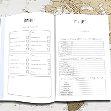 trip planner, road trip planner, vacation planner, travel checklist, gifts for travelers