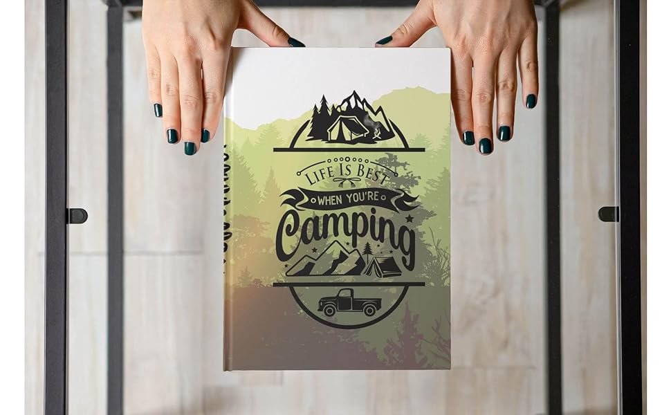 Camping Journal Notebook - Campground - Road Trip Planner, Glamping Diary, Record Adventures