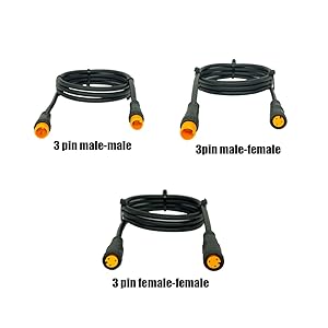 extension cable 3 pin male-female/3pin male-female/3 pin male-male