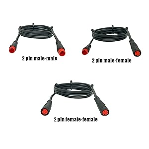 extension cable 2 pin male-male /2pin male-female /2pin female-female