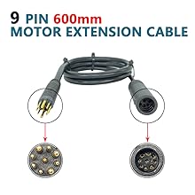 9 pin 600mm motor extension cable（small）